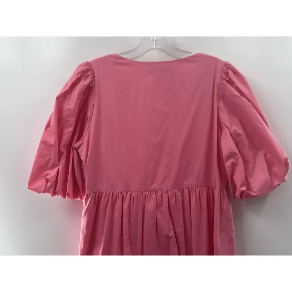 Crosby by Molly Burch Women’s Brawley Dress Pink Bellini Color block Size Medium - Picture 9 of 9